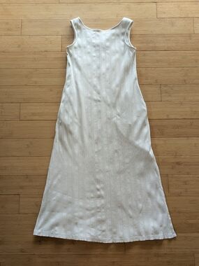 Mien Studios Wide Ribbed Fortuna Midi Dress in Tofu
